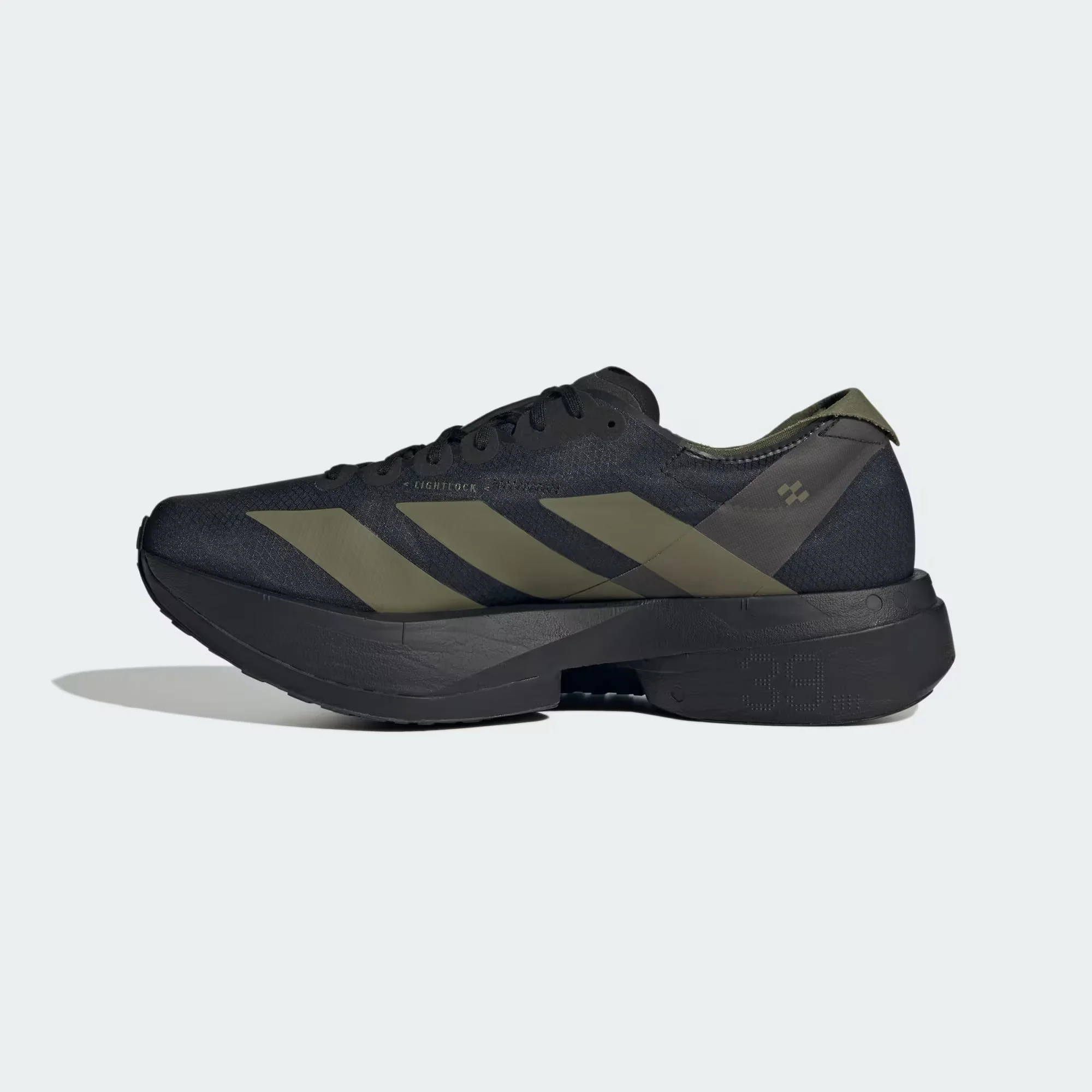 Adidas Men's Adizero Adios Pro 4 - Black / Focus Olive - Image 5