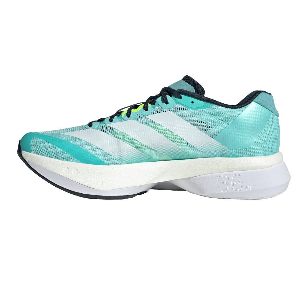 Adidas Men's Adizero Boston 13 – flash aqua / cloud white / lucid lemon - Image 4