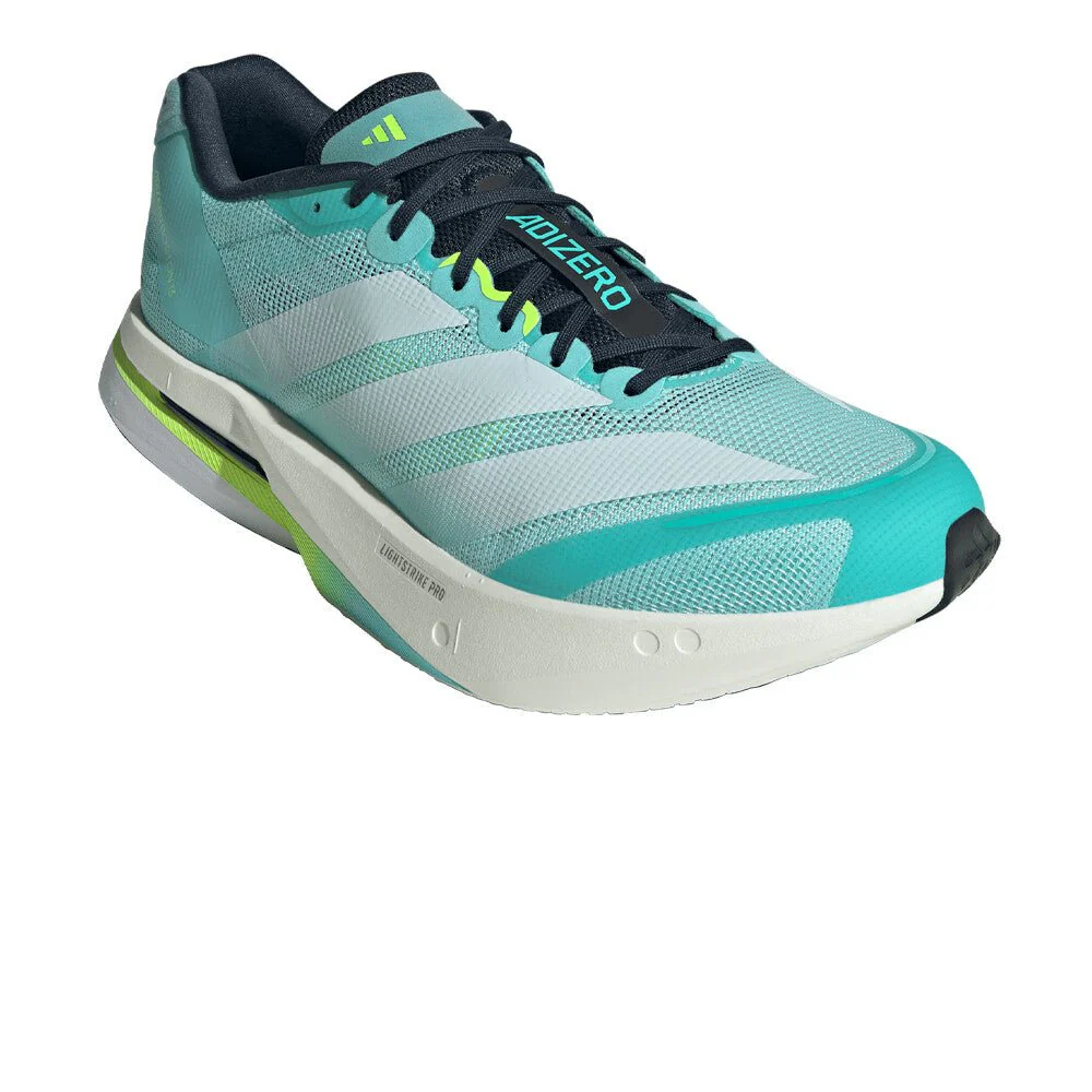 Adidas Men's Adizero Boston 13 – flash aqua / cloud white / lucid lemon - Image 9