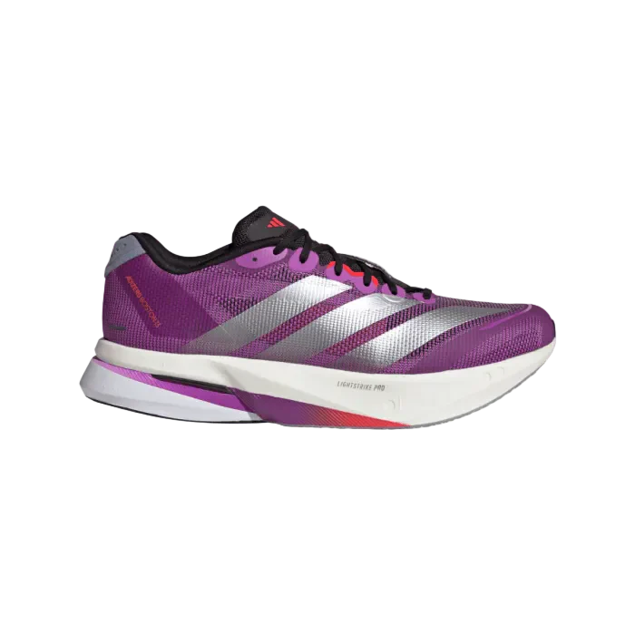 Adidas Men's Adizero Boston 13 – Purple Burst / Silver Met / Lucid Red