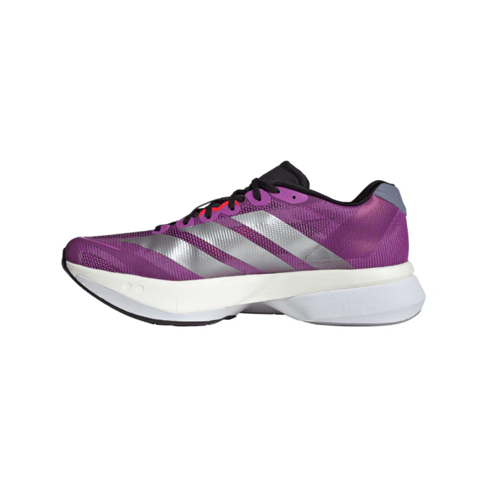 Adidas Men's Adizero Boston 13 – Purple Burst / Silver Met / Lucid Red - Image 2
