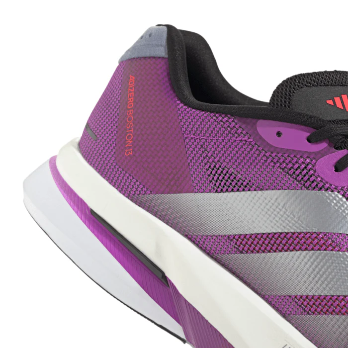Adidas Men's Adizero Boston 13 – Purple Burst / Silver Met / Lucid Red - Image 5
