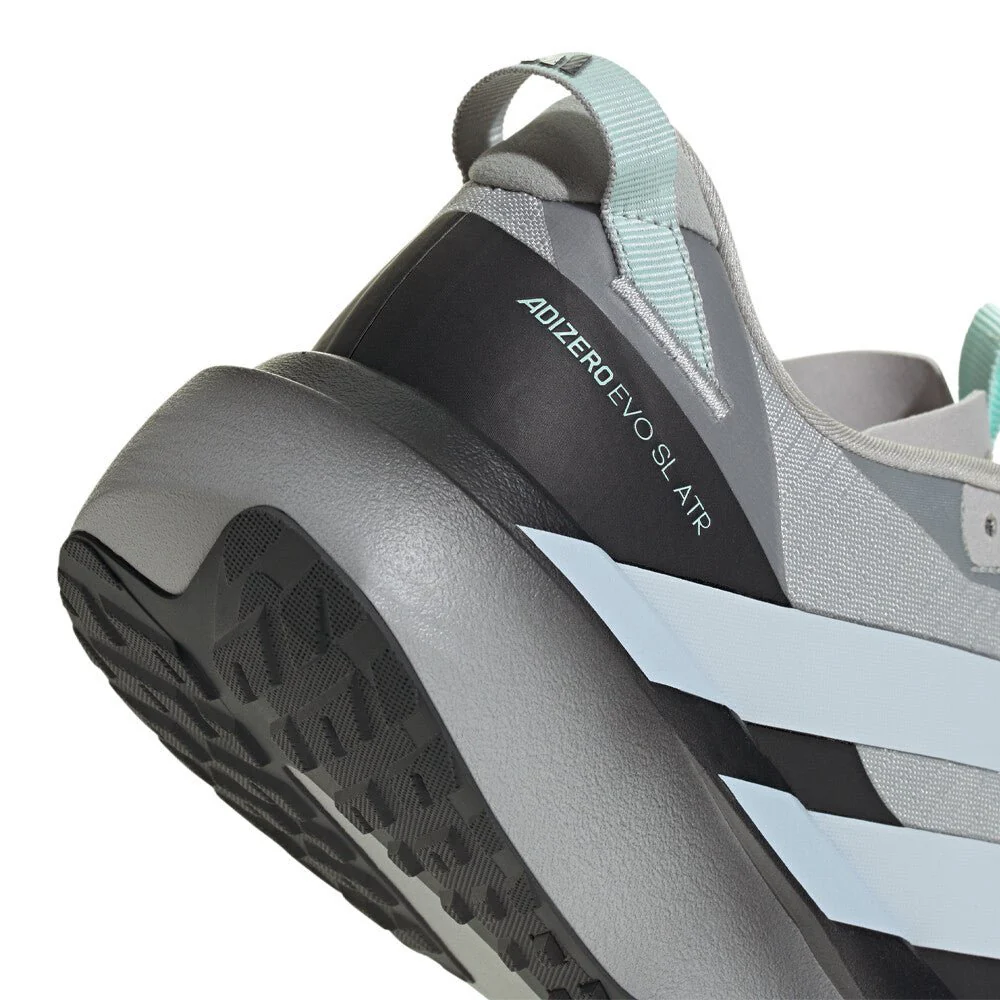 Adidas Men's Adizero Evo SL ATR - Grey Two / Halo Blue / Halo Mint - Image 8