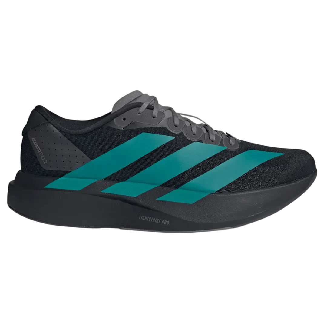 Adidas Men's Adizero Evo SL – Core Black / Pure Teal / Grey Four