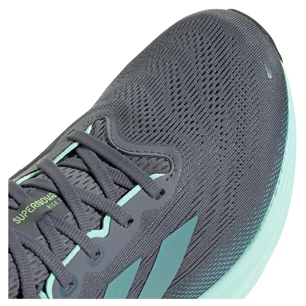 Adidas Men's Supernova Rise 2 - Blue / Mint Ton / Hi-Res Yellow - Image 9