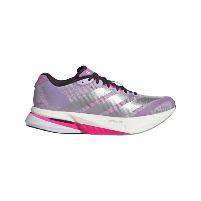 Adidas Women's Adizero Boston 13 - Powder Plum / Silver Metallic / Shock Pink