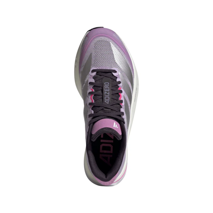 Adidas Women's Adizero Boston 13 - Powder Plum / Silver Metallic / Shock Pink - Image 3