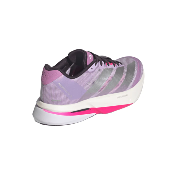 Adidas Women's Adizero Boston 13 - Powder Plum / Silver Metallic / Shock Pink - Image 5