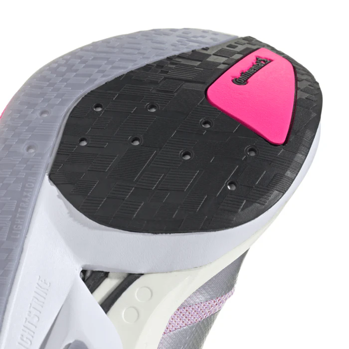Adidas Women's Adizero Boston 13 - Powder Plum / Silver Metallic / Shock Pink - Image 6