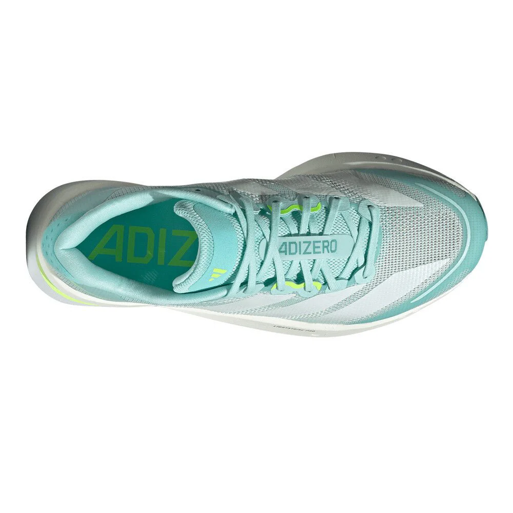 Adidas Women's Adizero Boston 13 - semi flash aqua / zero metalic / lucid lemon - Image 4