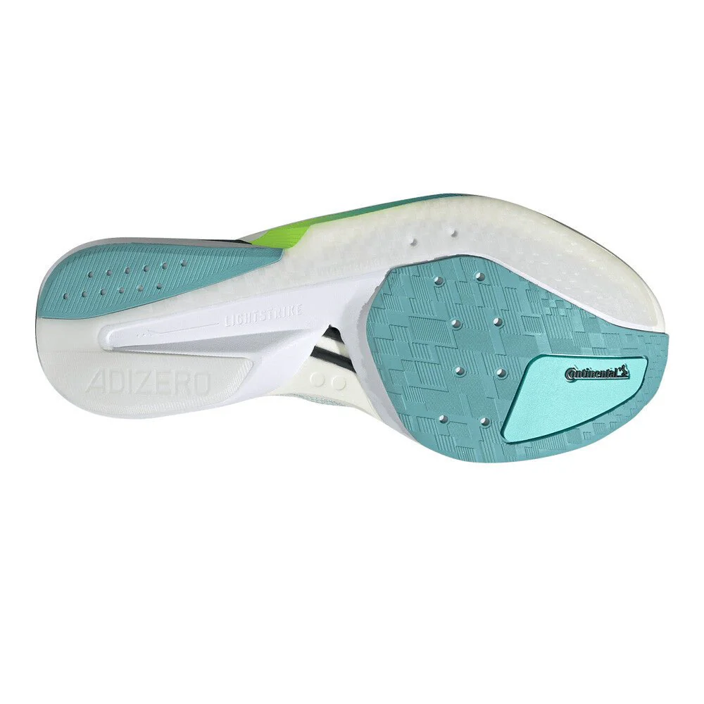 Adidas Women's Adizero Boston 13 - semi flash aqua / zero metalic / lucid lemon - Image 6