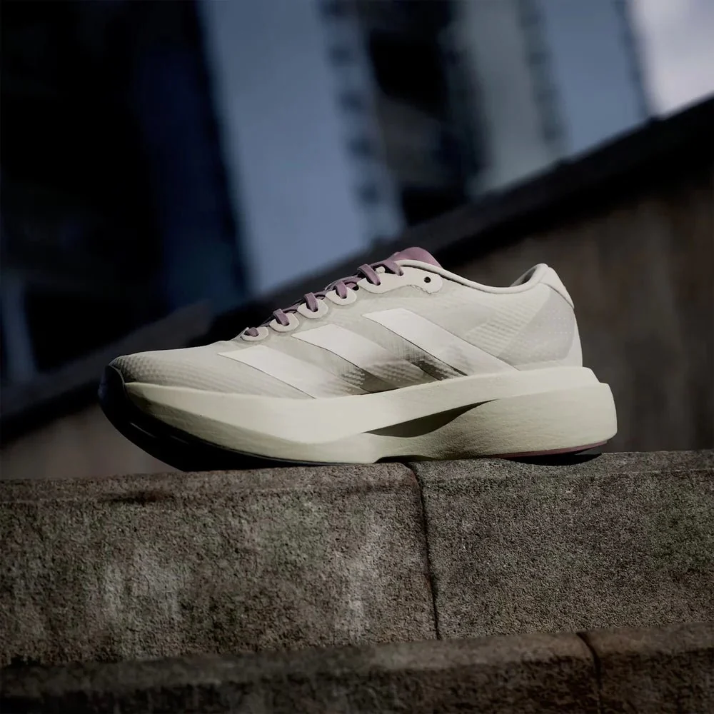 Adidas Women's Adizero EVO SL H.Koumori - Putty Grey / Alumina / Shadow Fig - Image 5