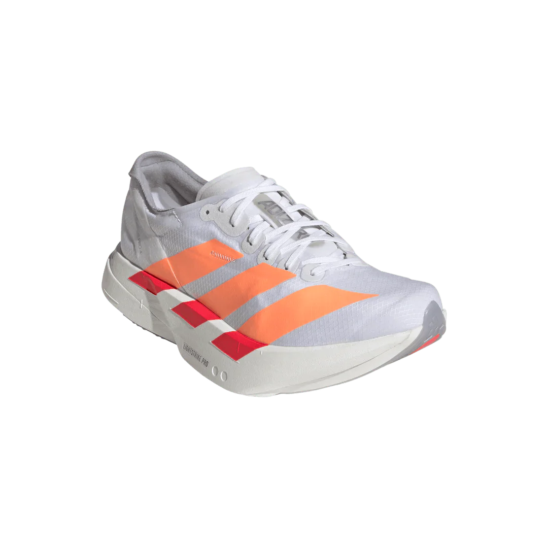 Adidas Women's Adizero Pro 4 -  Footwear White/Beam Orange/Lucid Red - Image 4