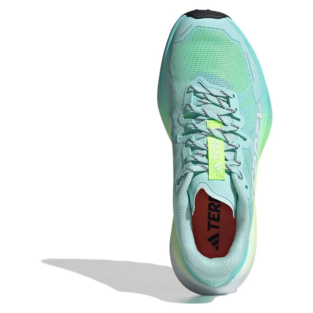 Adidas Women's Terrex Agravic 3 - Semi Flash Aqua / Cloud White / Lucid Lemon - Image 6