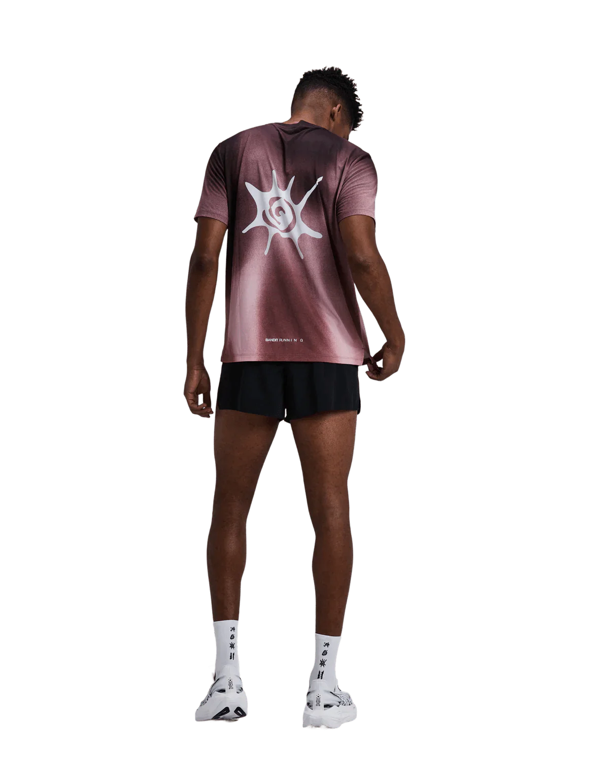 Bandit Men's Specter™ Performance Tee – Flow State Mahogany Multi - Image 9