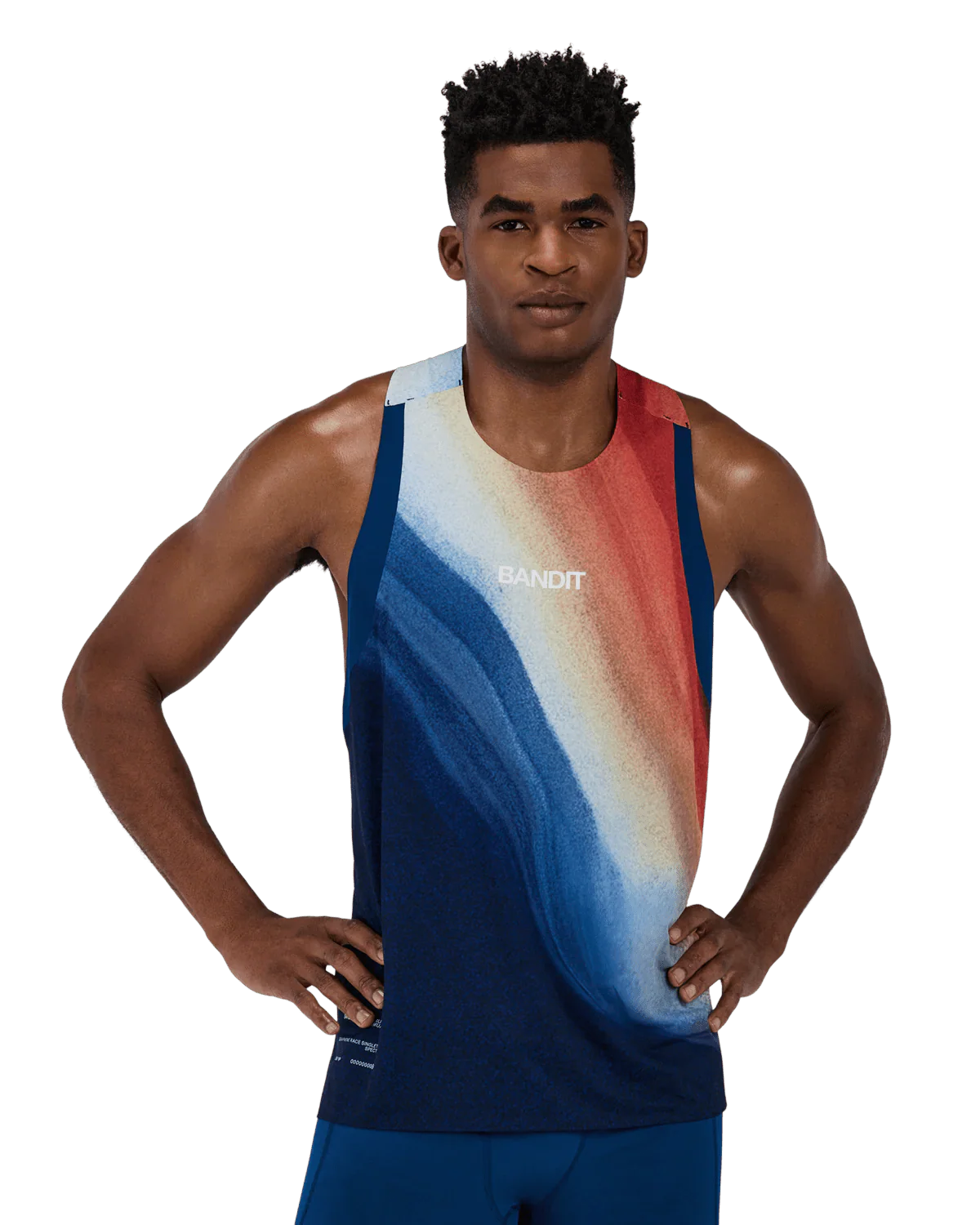 Bandit Men's Specter™ Race Singlet - Thermal Field Rusted Apricot - Image 3