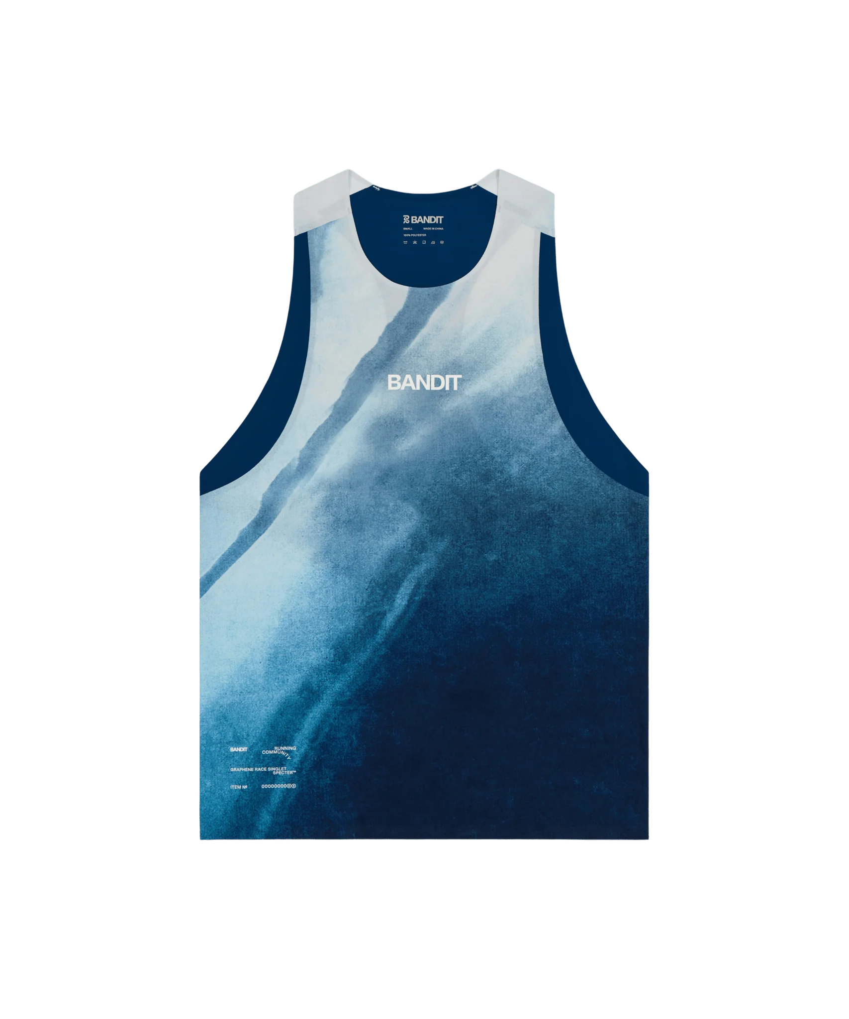 Bandit Men's Specter™ Race Singlet - Undertow Ink Blue