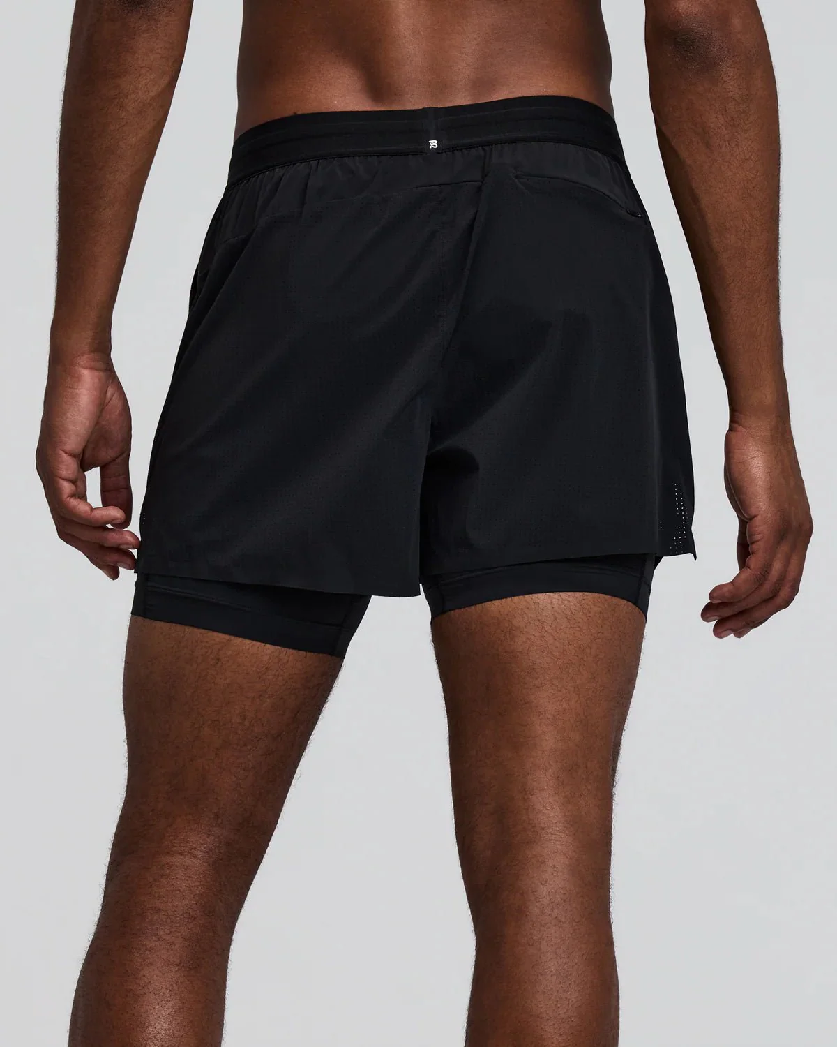Bandit Men's Vento™ 2-In-1 Run Short - Black - Image 2