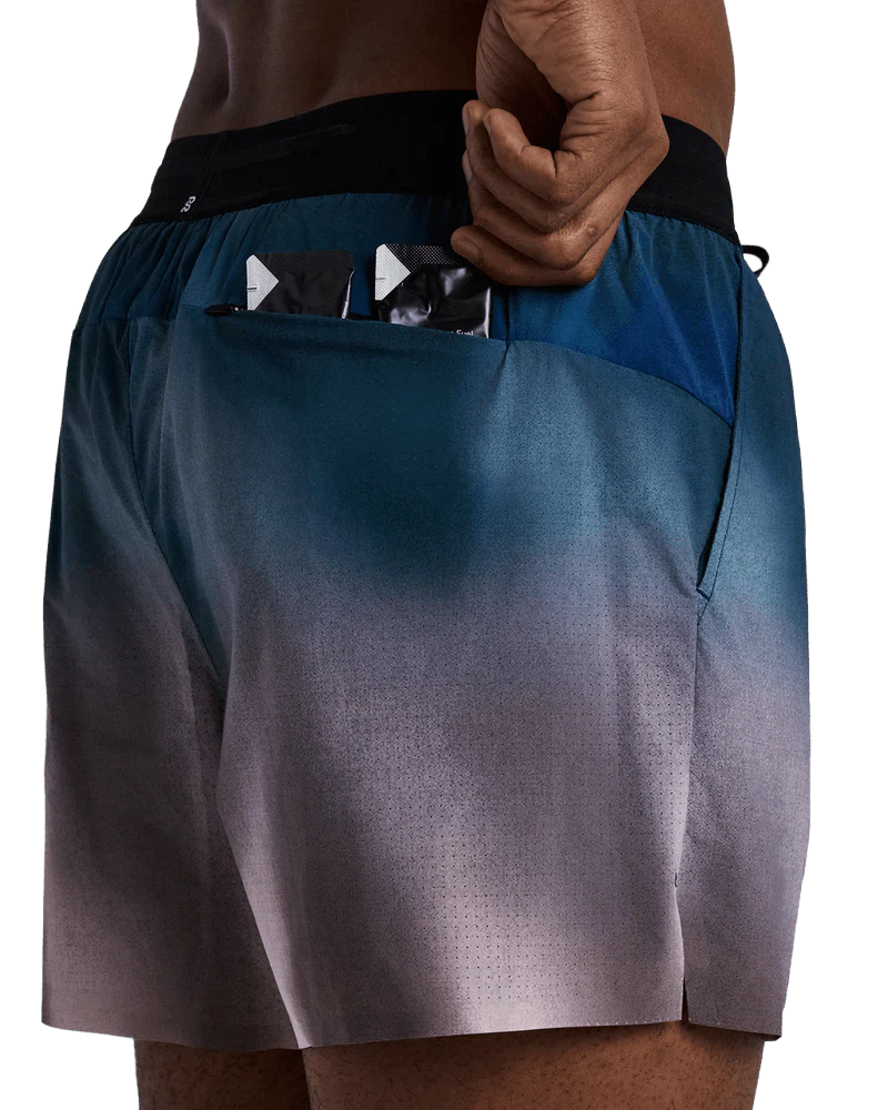 Bandit Men's Vento™ Next Gen 5" Run Short - Flow State Aegean Multi - Image 4
