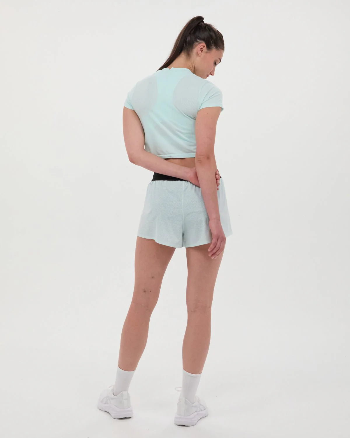 Bandit Mercury Seamless™ Women's Crop Tee - Minty Blue - Image 4