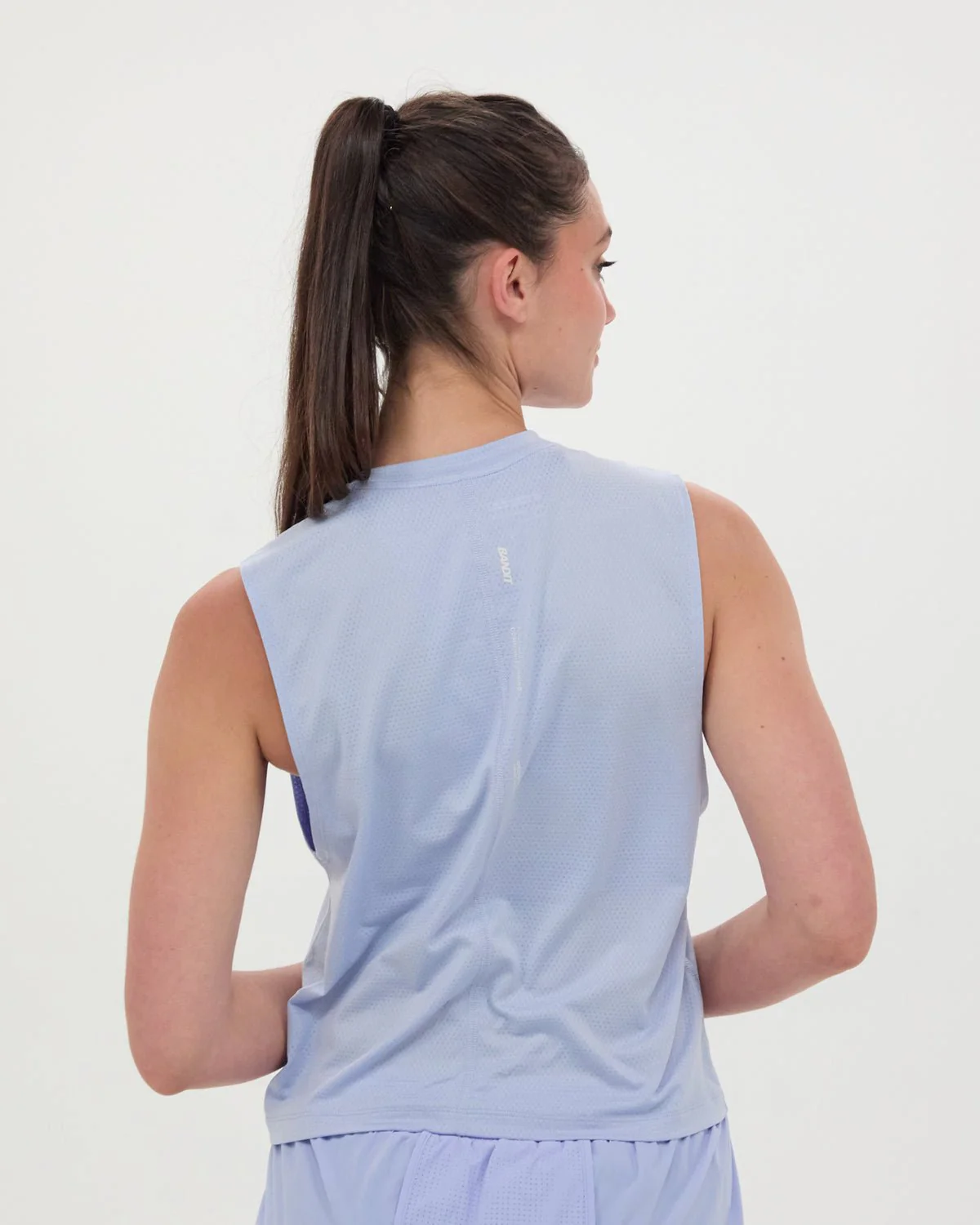 Bandit Micromesh™ Women's Run Tank - Breeze Blue - Image 4