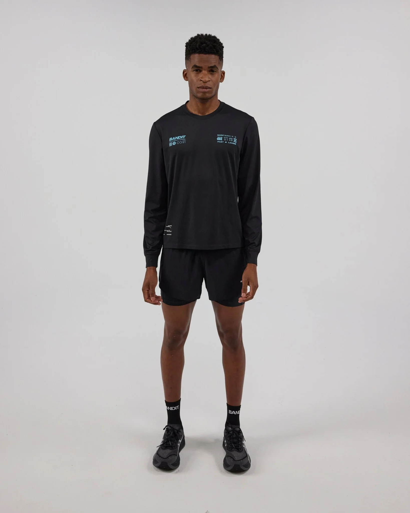 Bandit NanoMesh™ Infographic Long Sleeve - Black