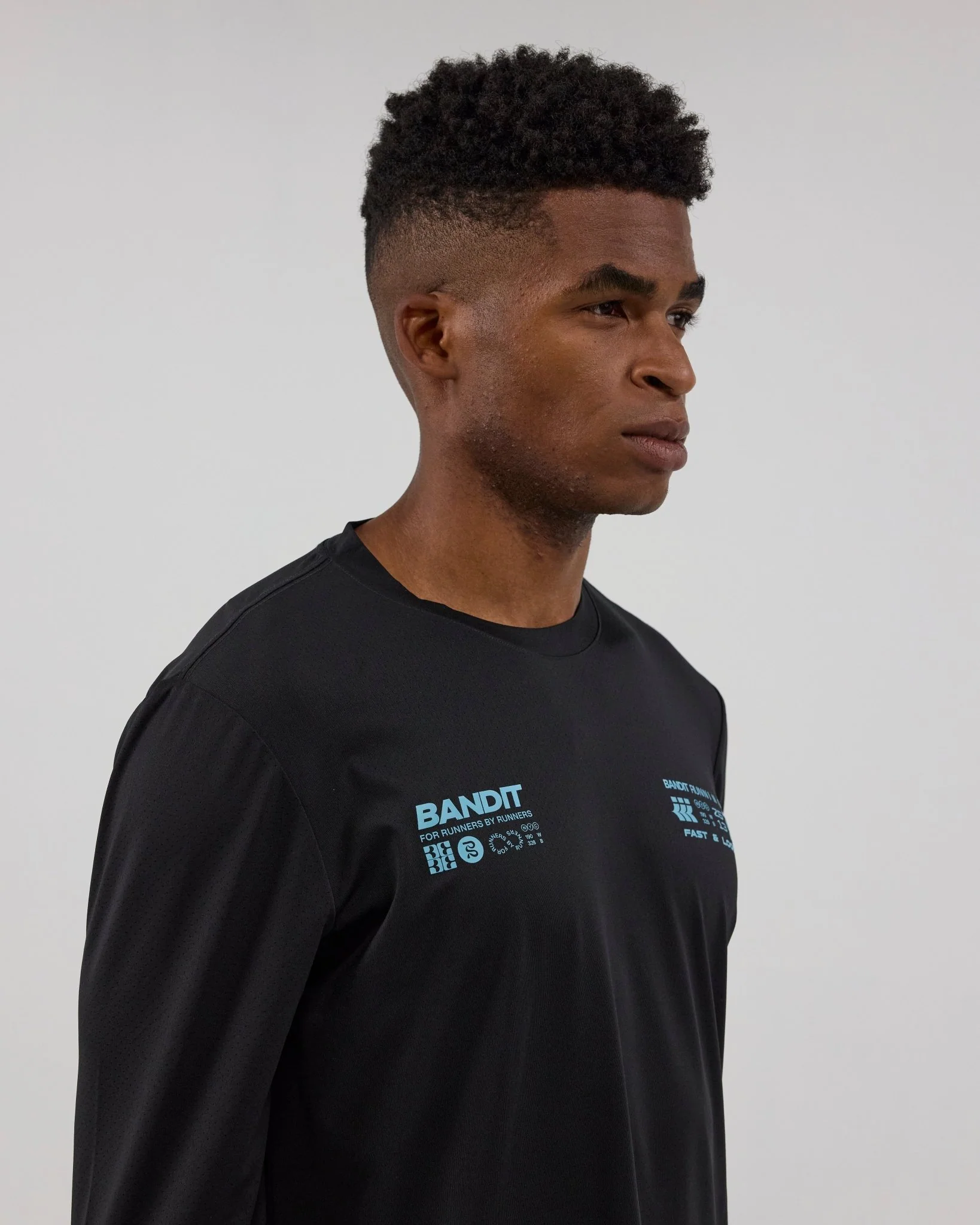 Bandit NanoMesh™ Infographic Long Sleeve - Black - Image 4