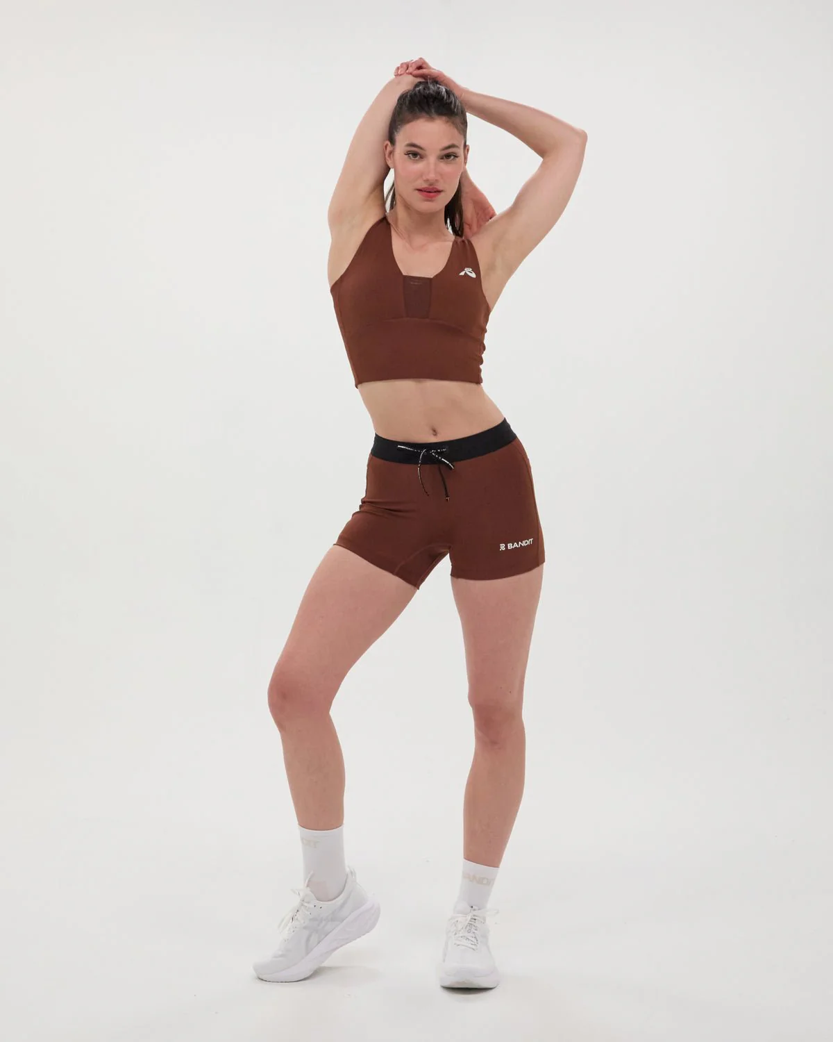 Bandit  Stamina™ 3" Women's Compression Shorts - Coffee Bean - Image 3