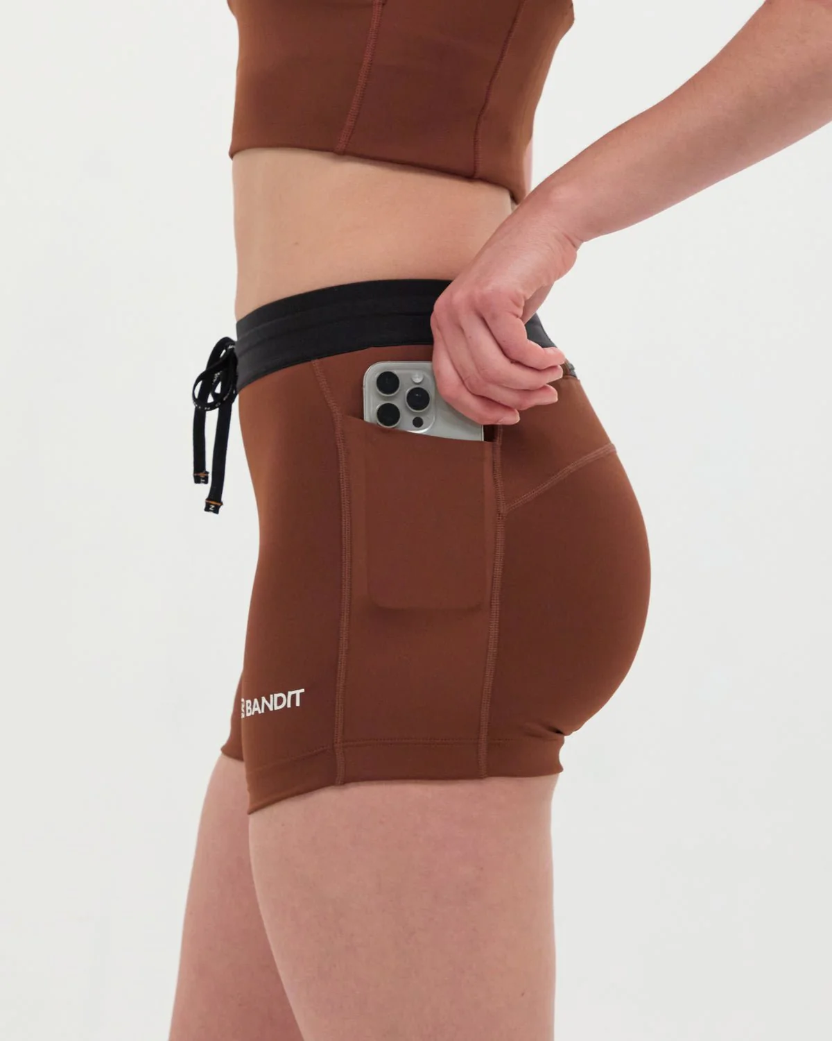 Bandit  Stamina™ 3" Women's Compression Shorts - Coffee Bean - Image 5