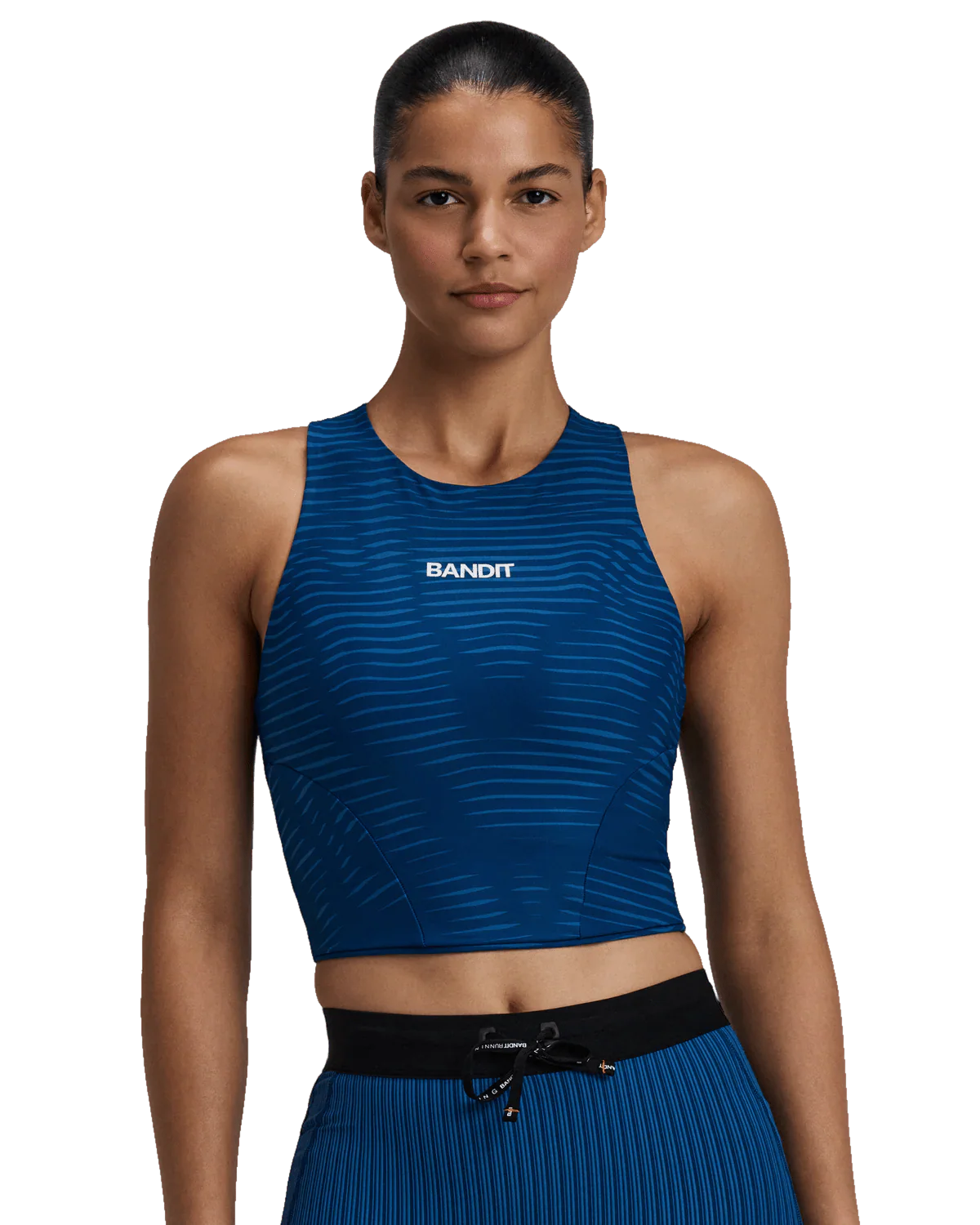 Bandit Stamina™ Race Crop - Organic Stripe Ink Blue