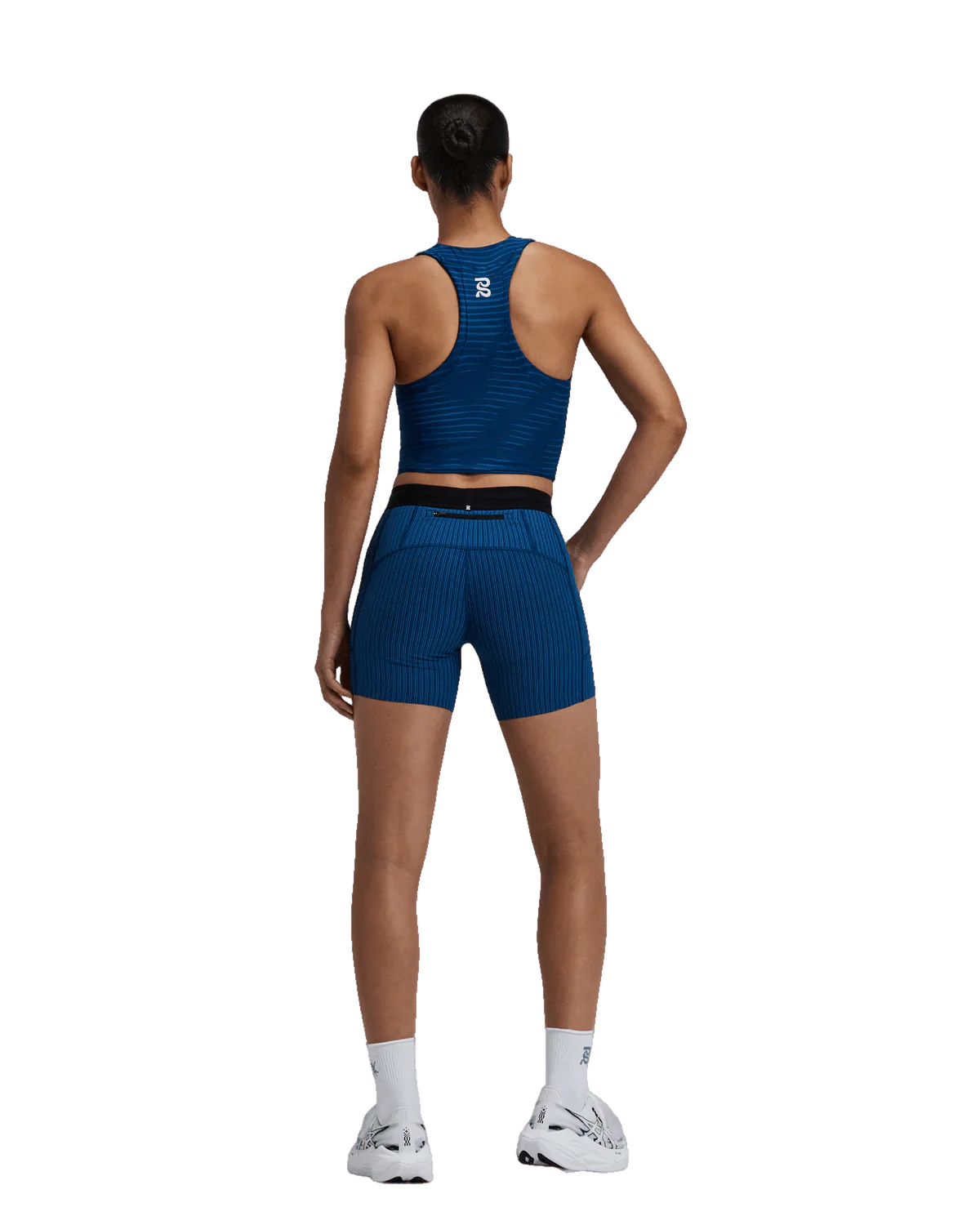 Bandit Stamina™ Race Crop - Organic Stripe Ink Blue - Image 7