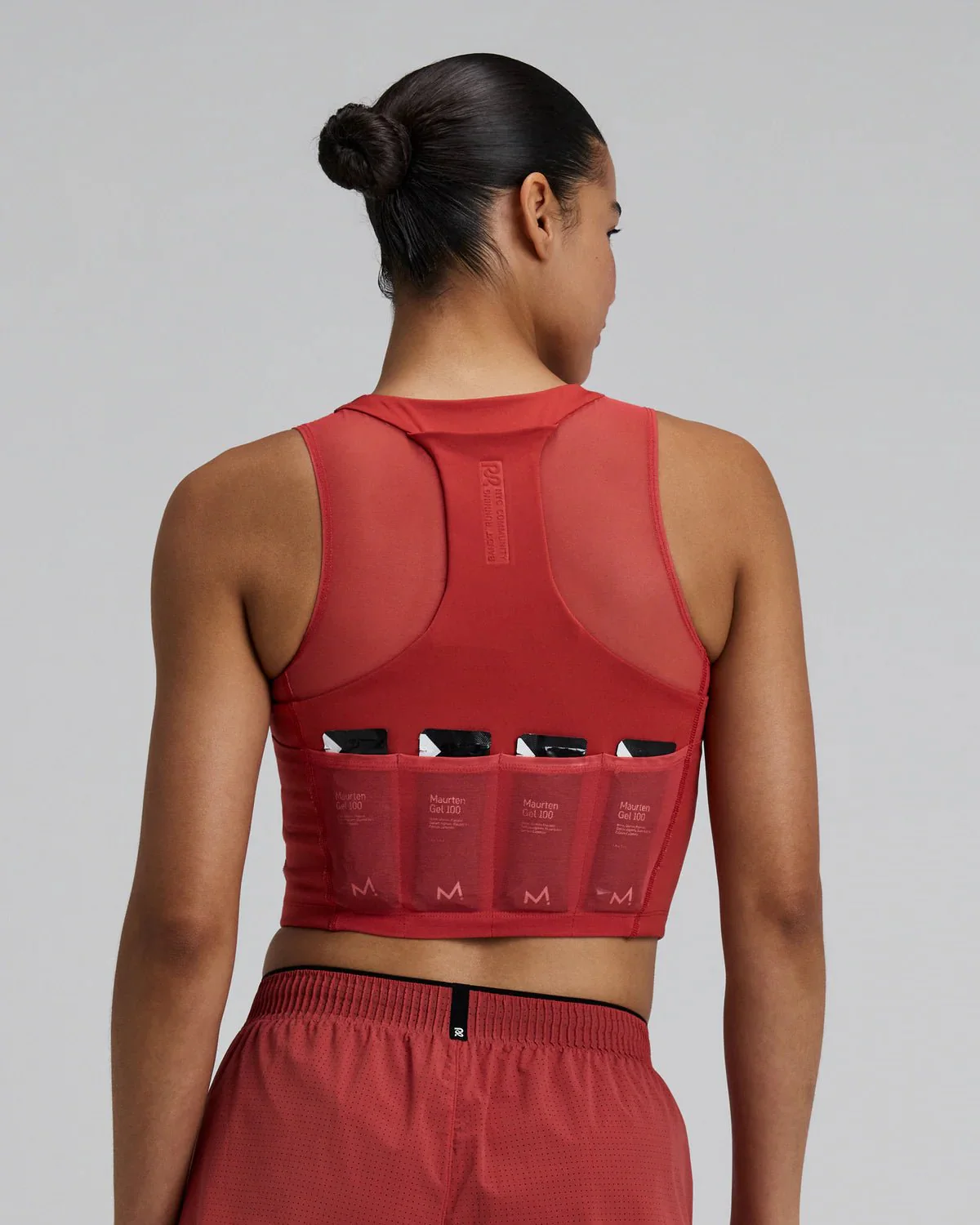 Bandit Stamina™- V Lycra Race Crop - Rusted Apricot - Image 7