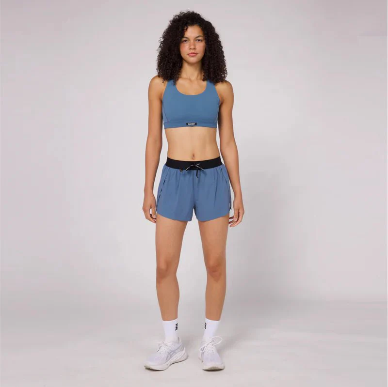 Bandit Vento™ Women's 3" Splitty Short - Steel Blue - Image 3