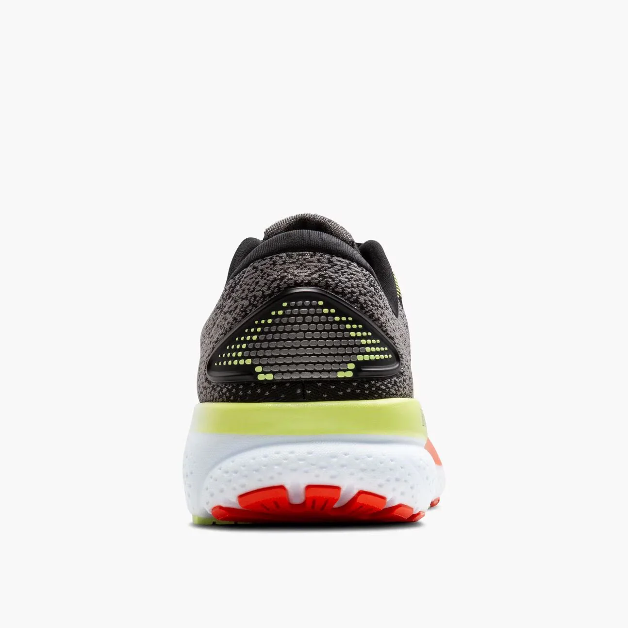 Brooks Men's Ghost 16 – Black / Mandarin Red / Green - Image 3