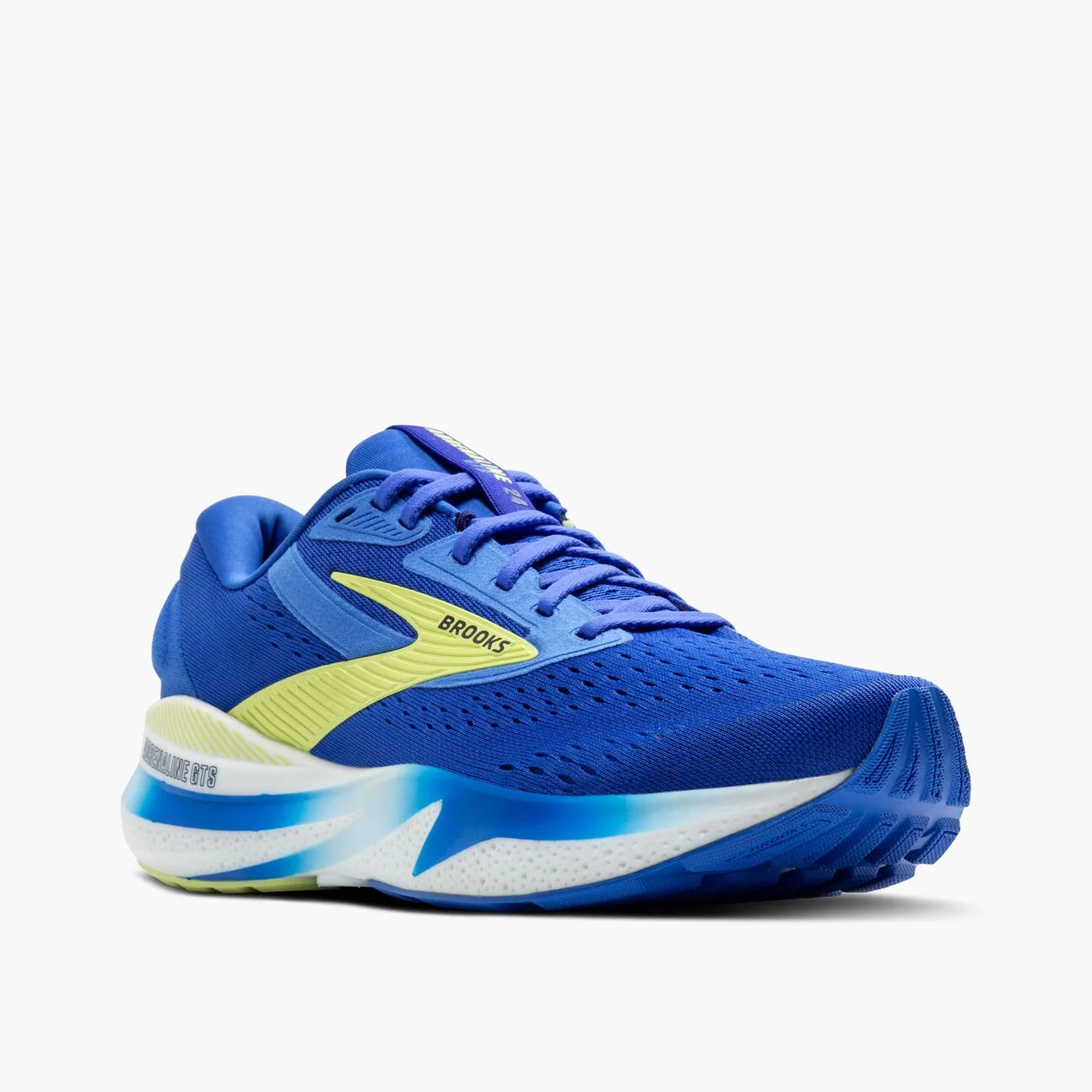 Brooks Men's Adrenaline GTS 24 – Cobalt/Neo Yellow/Peacoat - Image 3