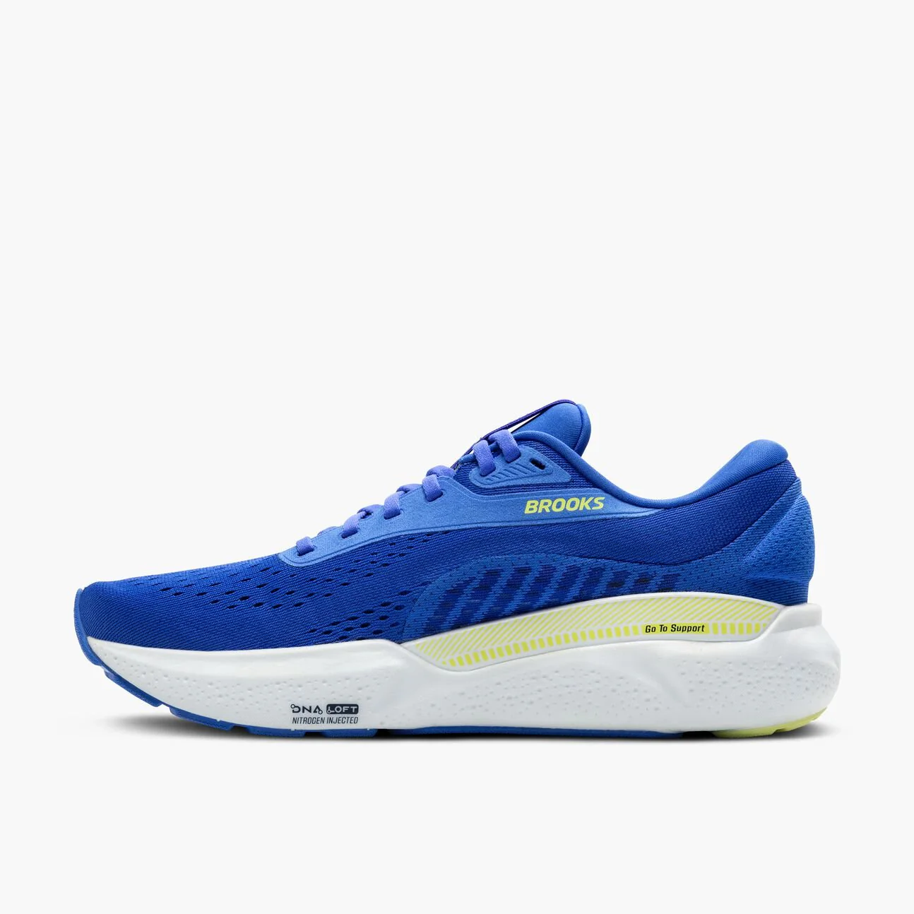 Brooks Men's Adrenaline GTS 24 – Cobalt/Neo Yellow/Peacoat - Image 5