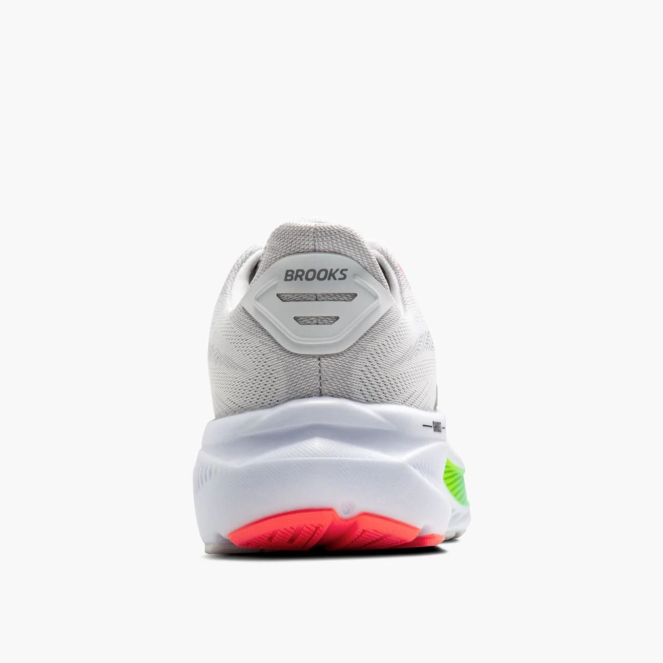 Brooks Men's Ghost 17 – White/Pink Clay/Gecko - Image 3