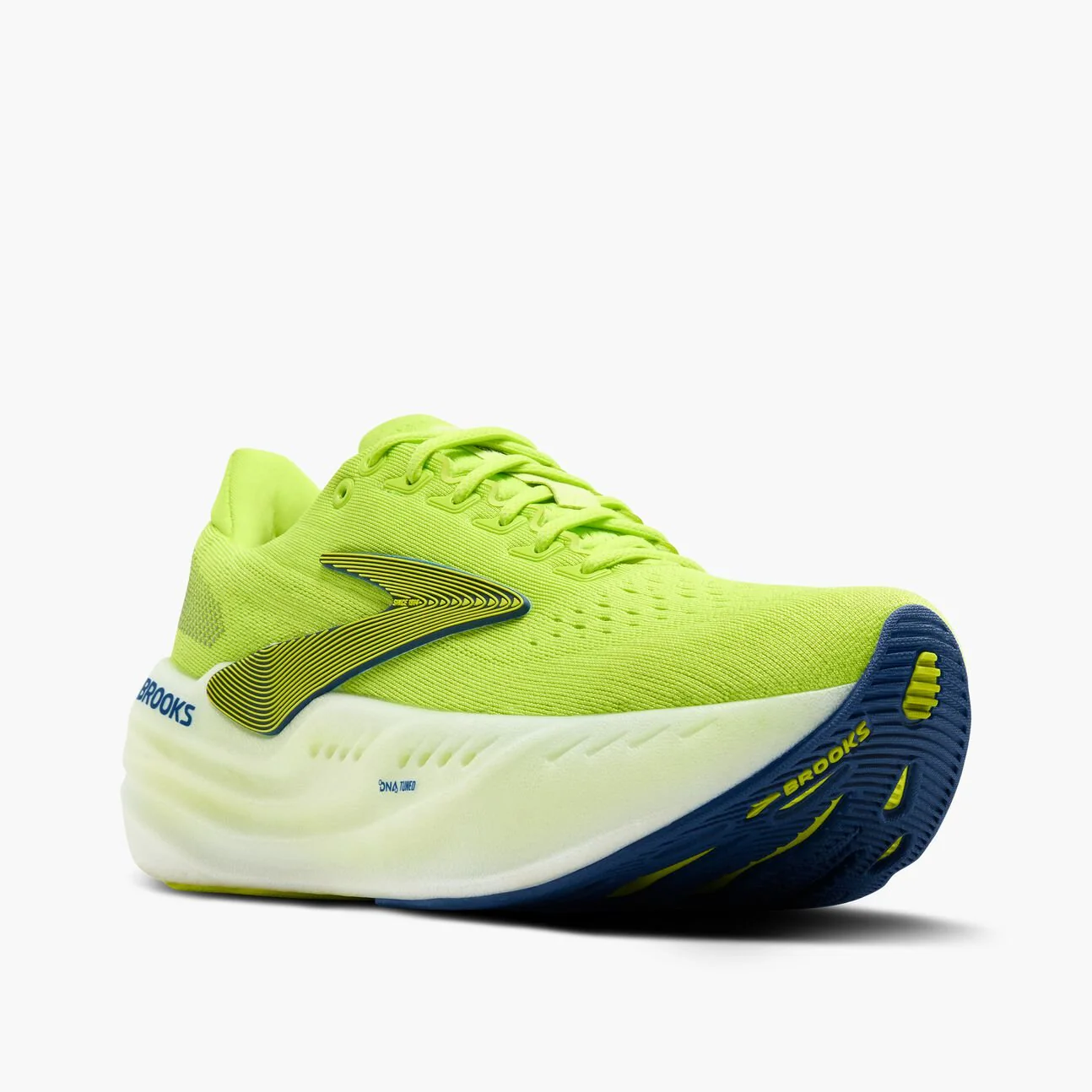 Brooks Men's Glycerin Max | Lime / Navy Peony / White - Image 2