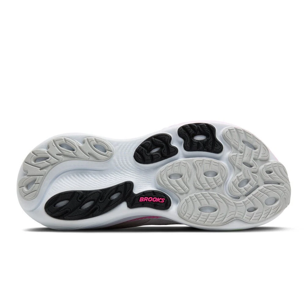 Brooks Women's Adrenaline GTS 25 - Oyster / Pink / Green - Image 3