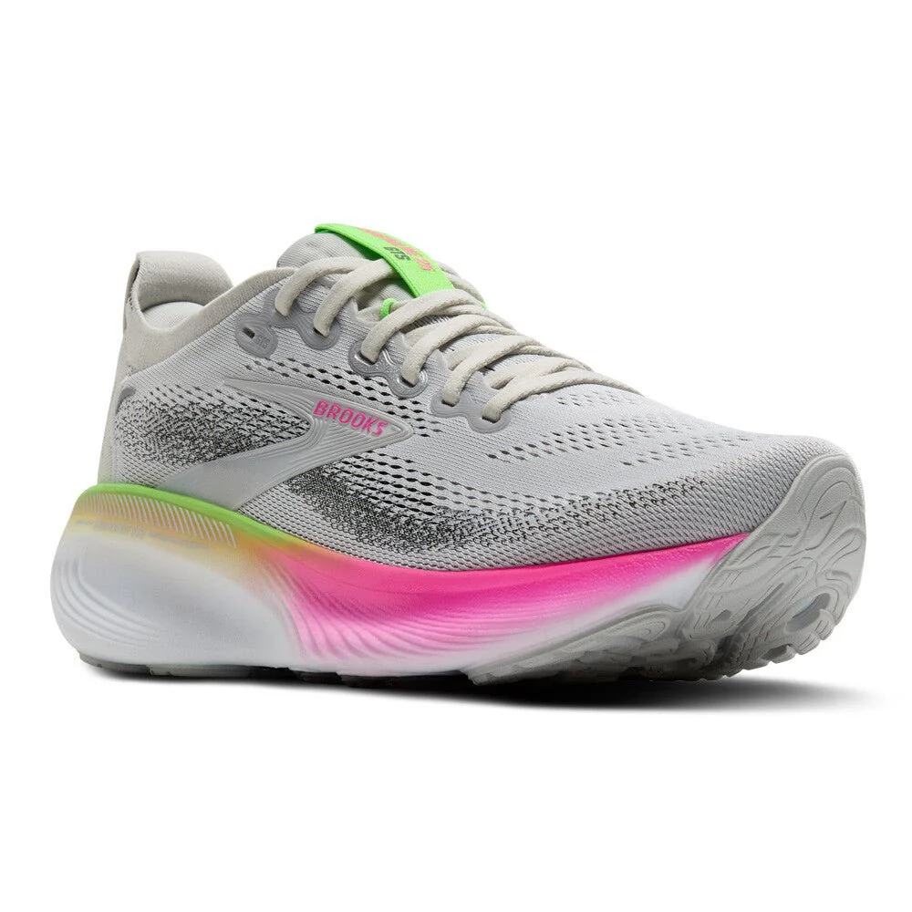 Brooks Women's Adrenaline GTS 25 - Oyster / Pink / Green - Image 5