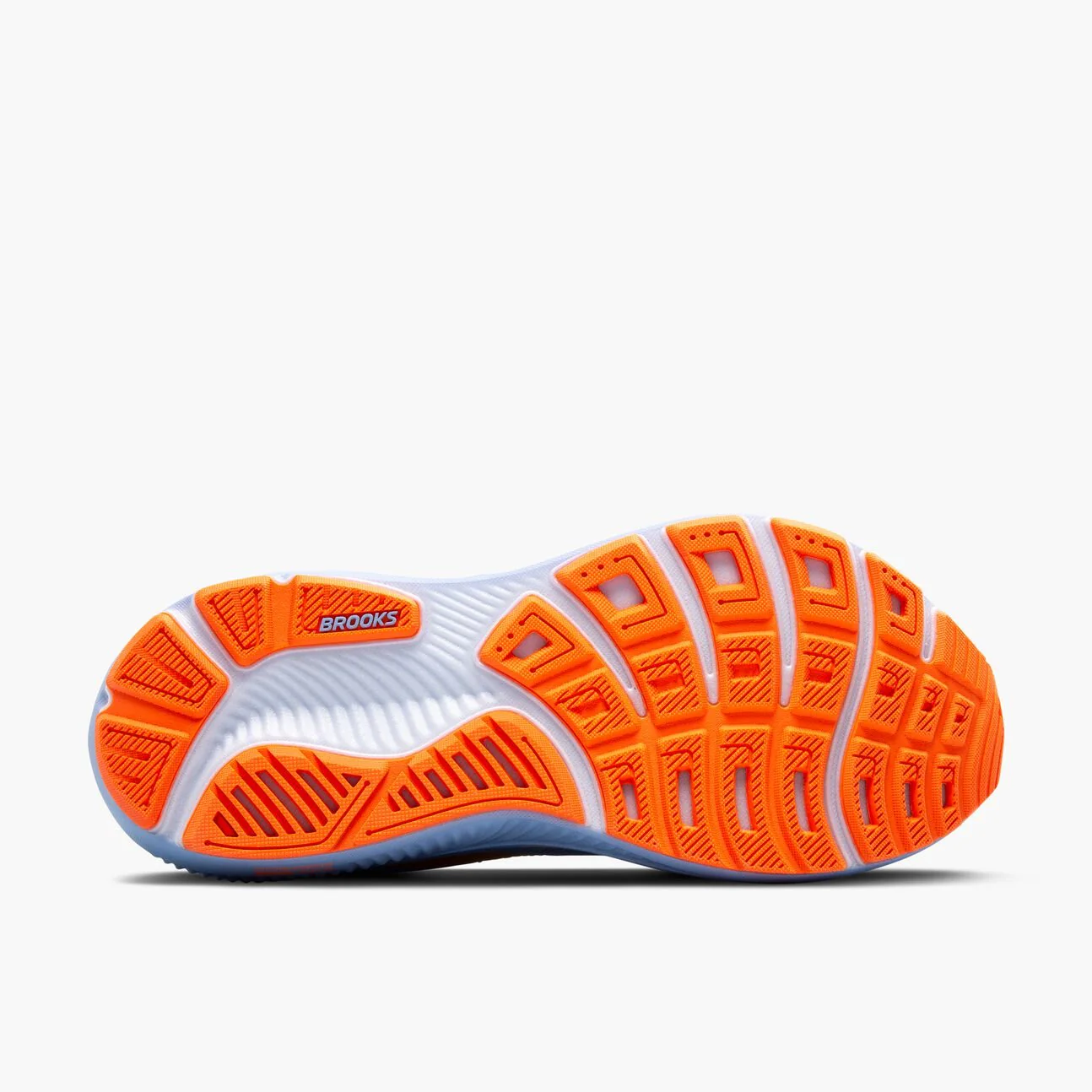 Brooks Women's Ghost 17 – Blue Heron/White/Orange - Image 3