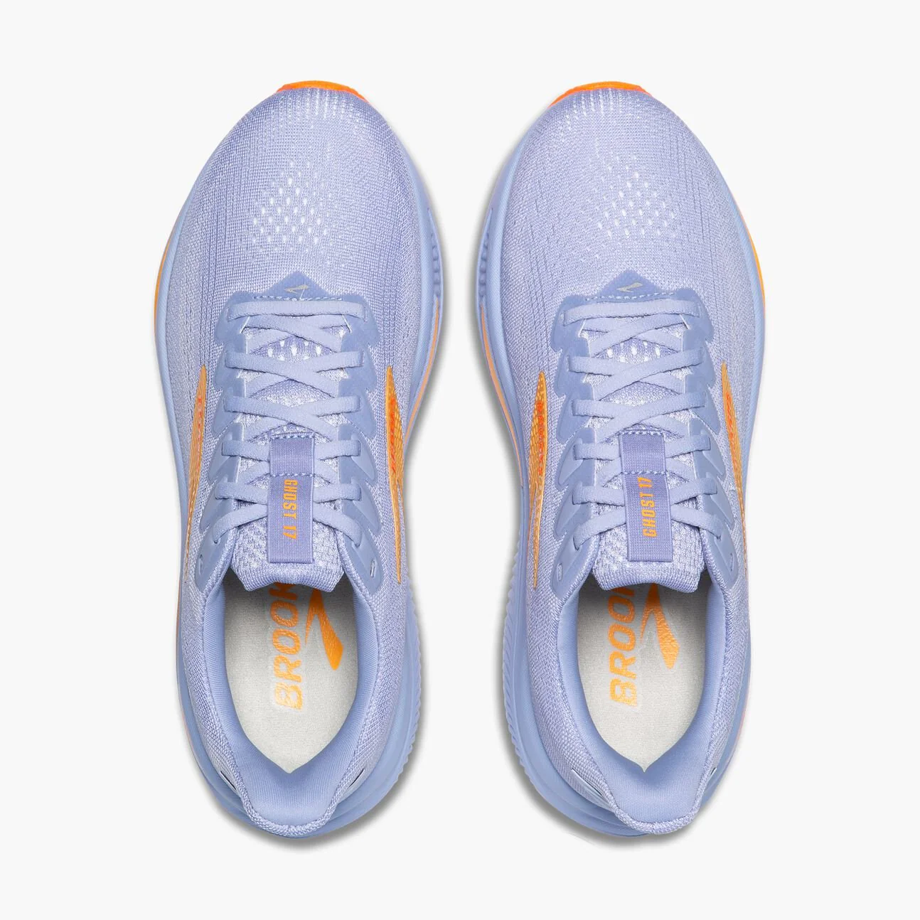 Brooks Women's Ghost 17 – Blue Heron/White/Orange - Image 6