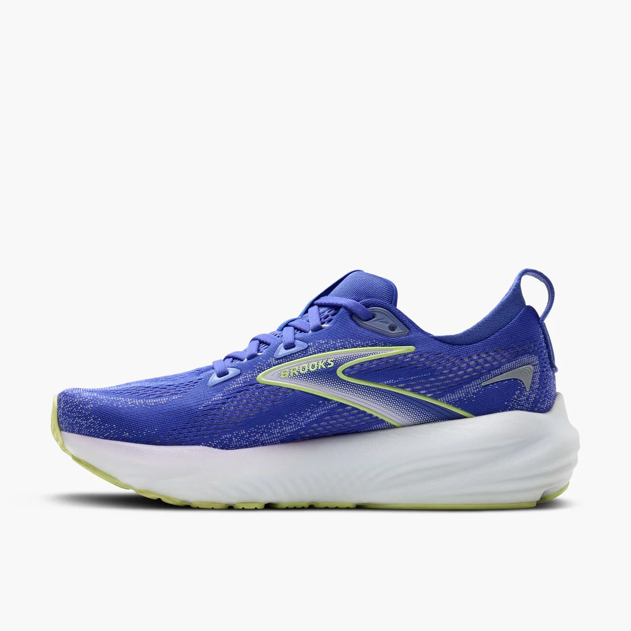 Brooks Women's Glycerin 22 - Amparo Blue / Hyper Iris / Yellow - Image 4