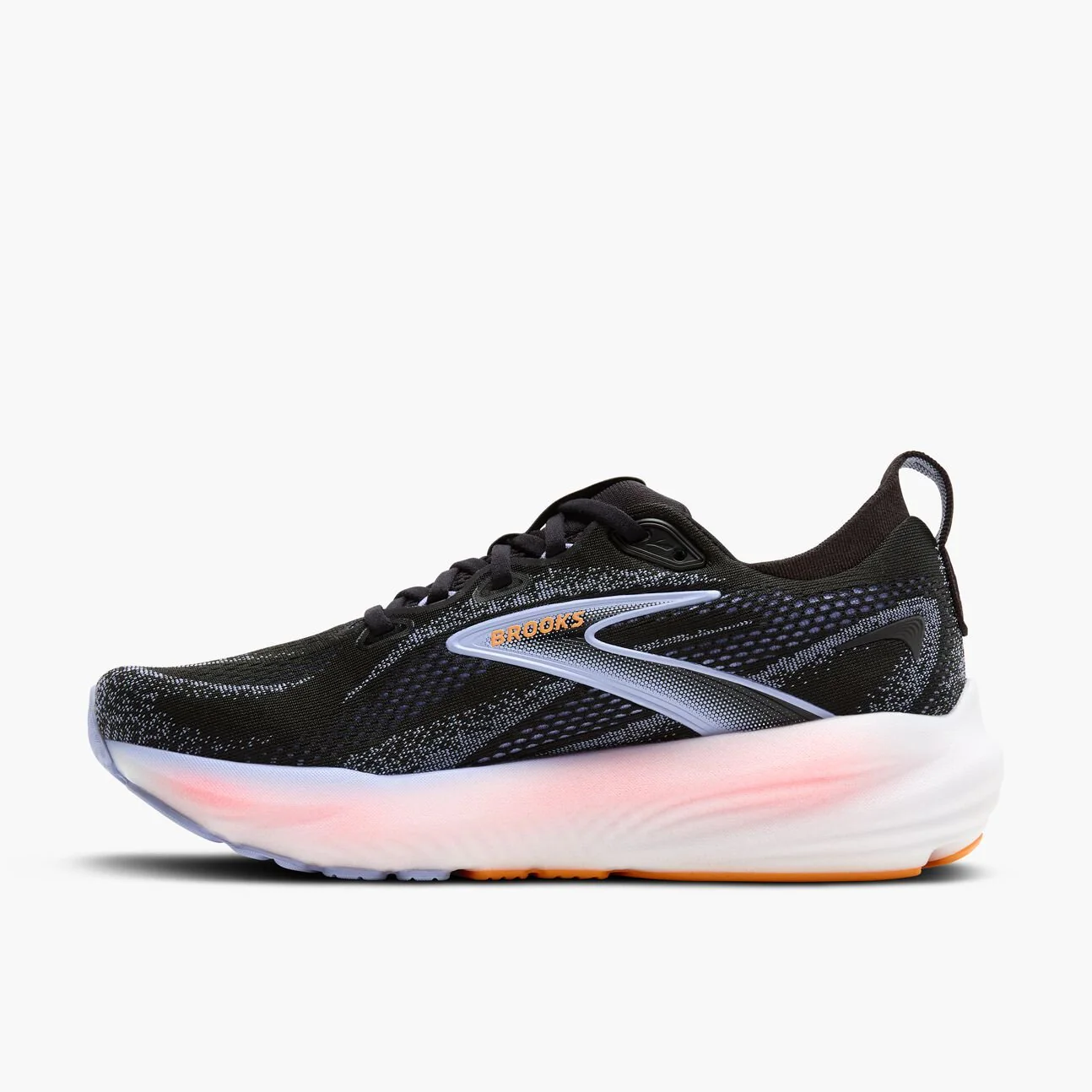 Brooks Women's Glycerin 22 - Black / Blue Heron / Orange - Image 2