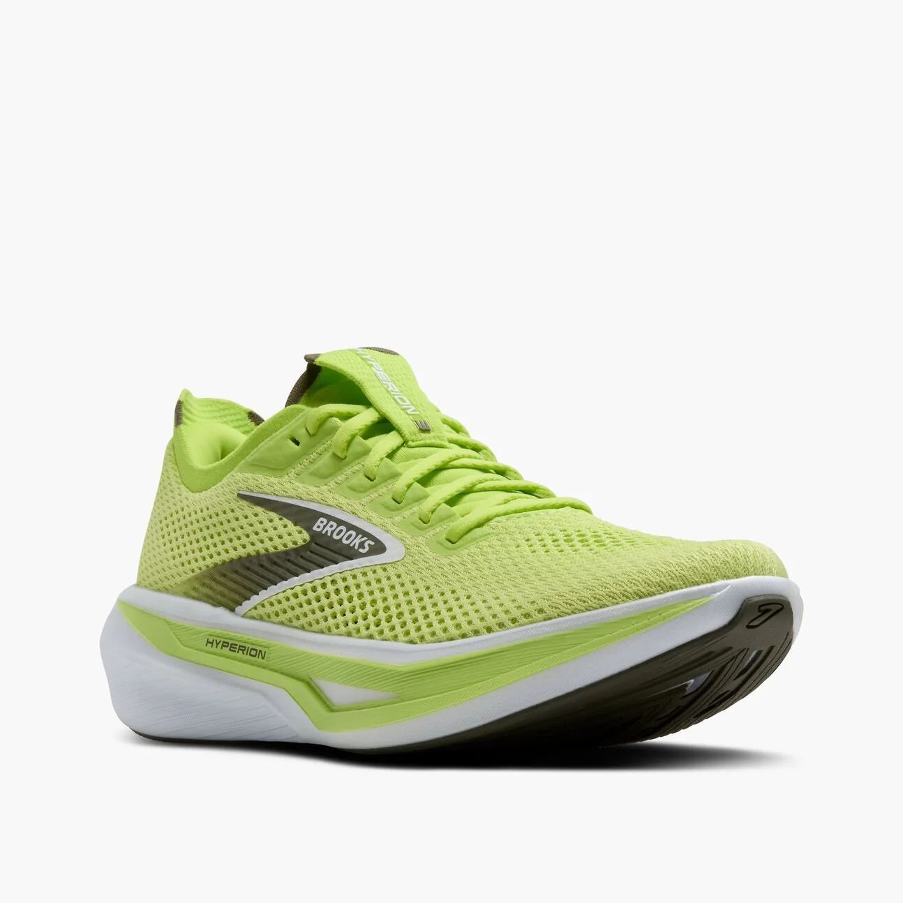 Brooks Men’s Hyperion 3 | Sunny Lime / Olive / White - Image 3