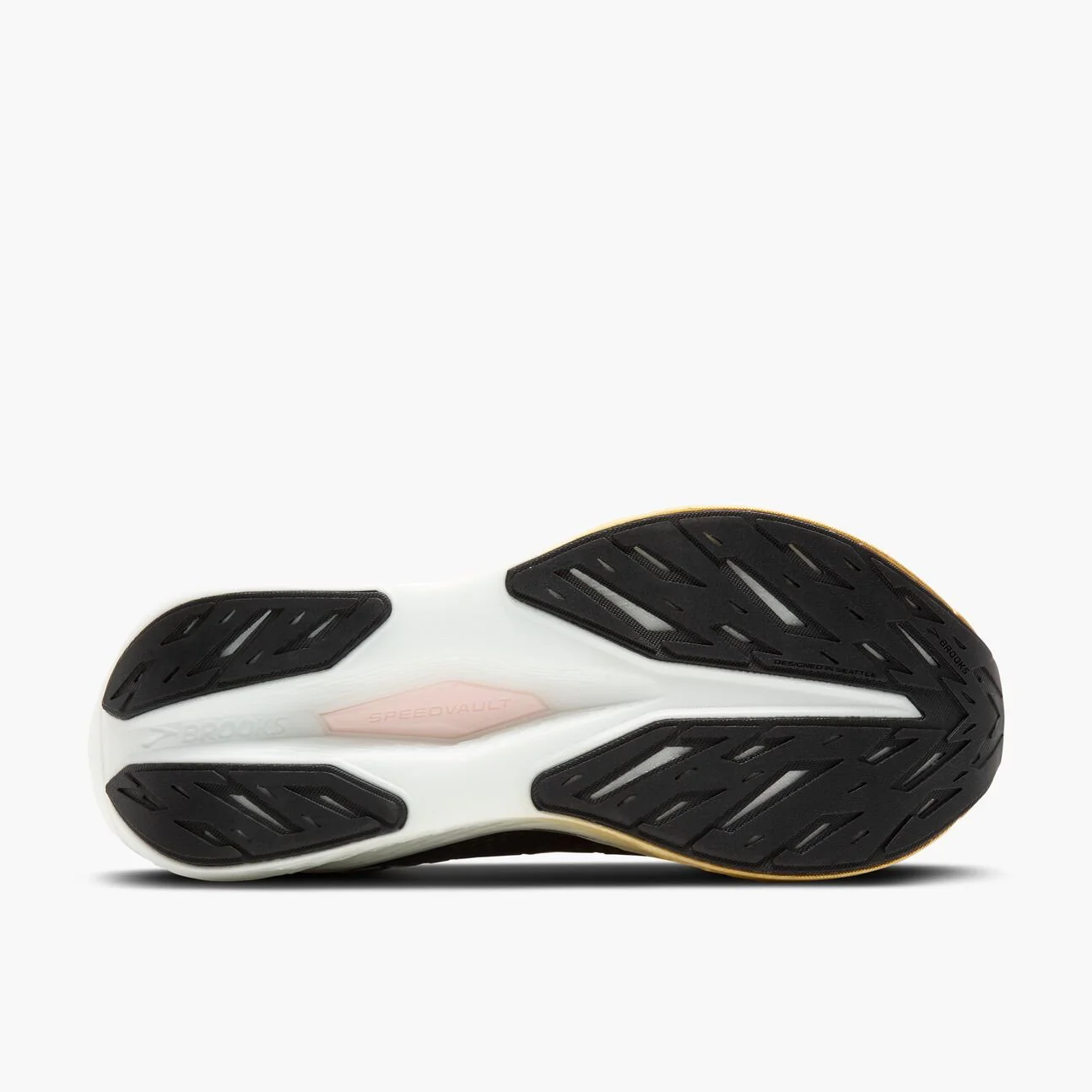 Brooks Women's Hyperion Max 2 - Black/Gold/Pink - Image 2