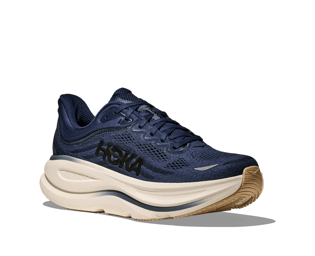 Hoka Men’s Bondi 9 - Midnight Blue / Varsity Navy - Image 6