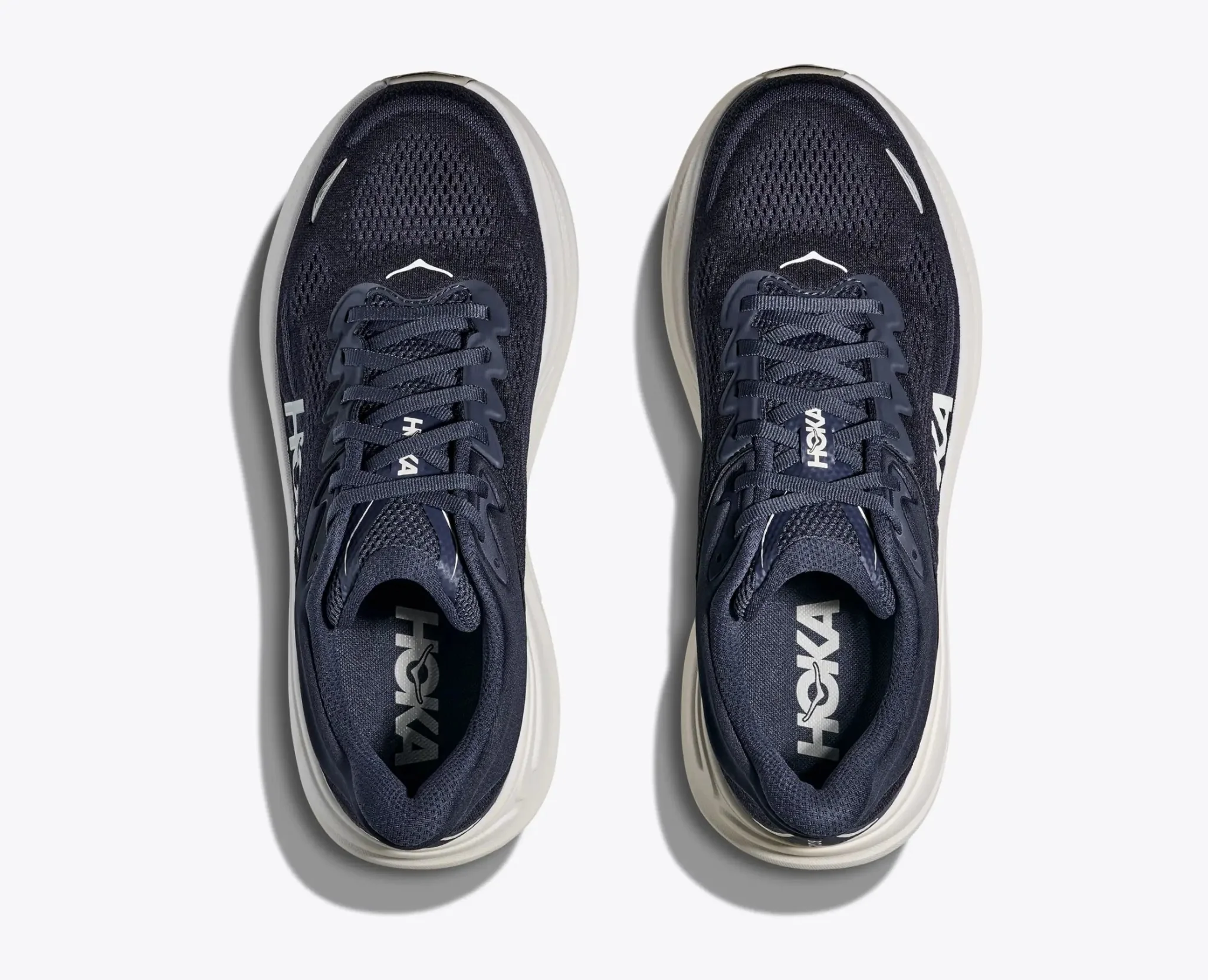 Hoka Men’s Bondi 9 - Varsity Navy / White - Image 3