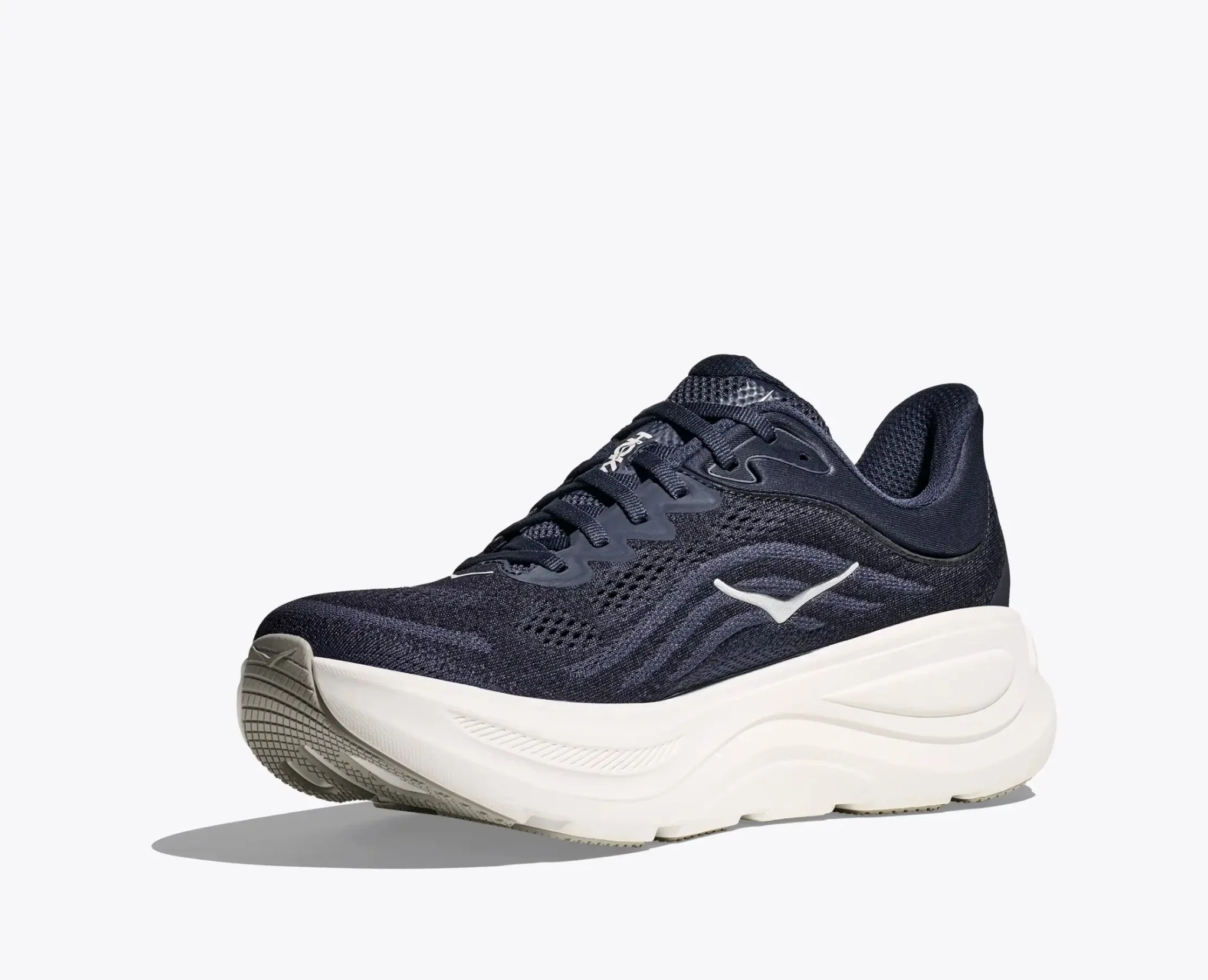 Hoka Men’s Bondi 9 - Varsity Navy / White - Image 4