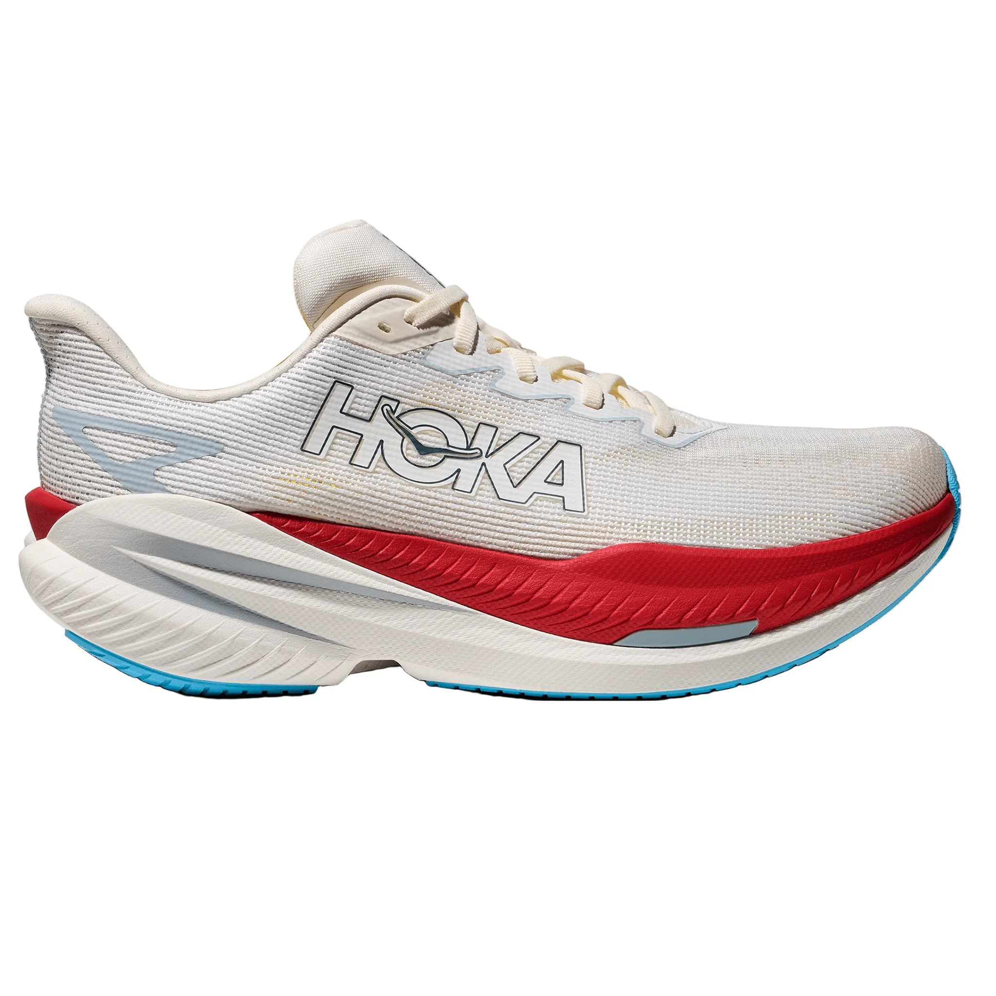 Hoka Men's Mach X3 | White / Alabaster